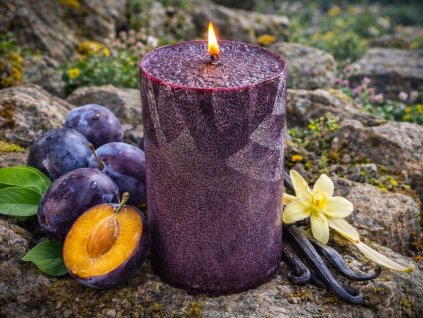 Svíčka švestka vanilka 1