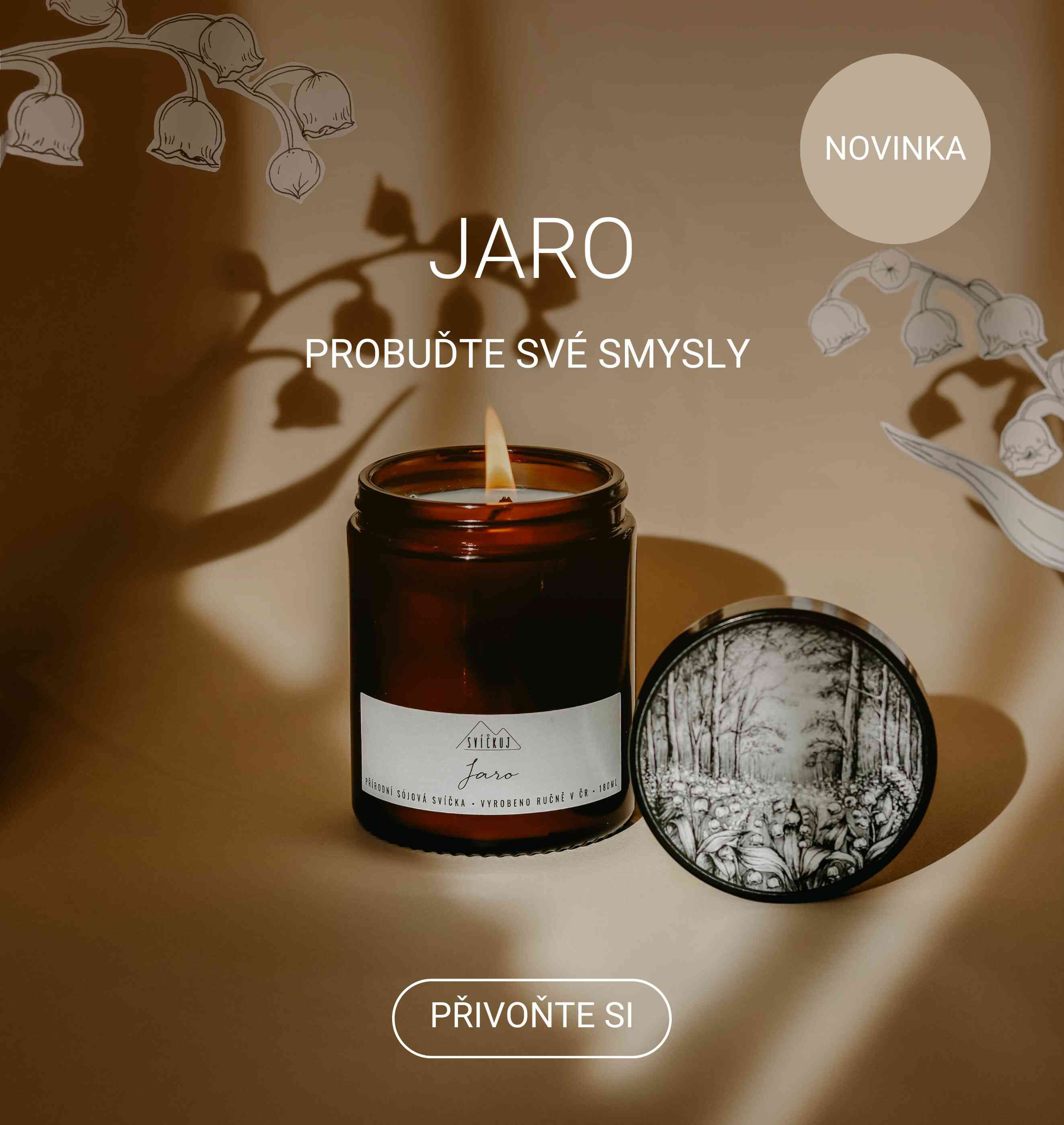 přírodní svíčky