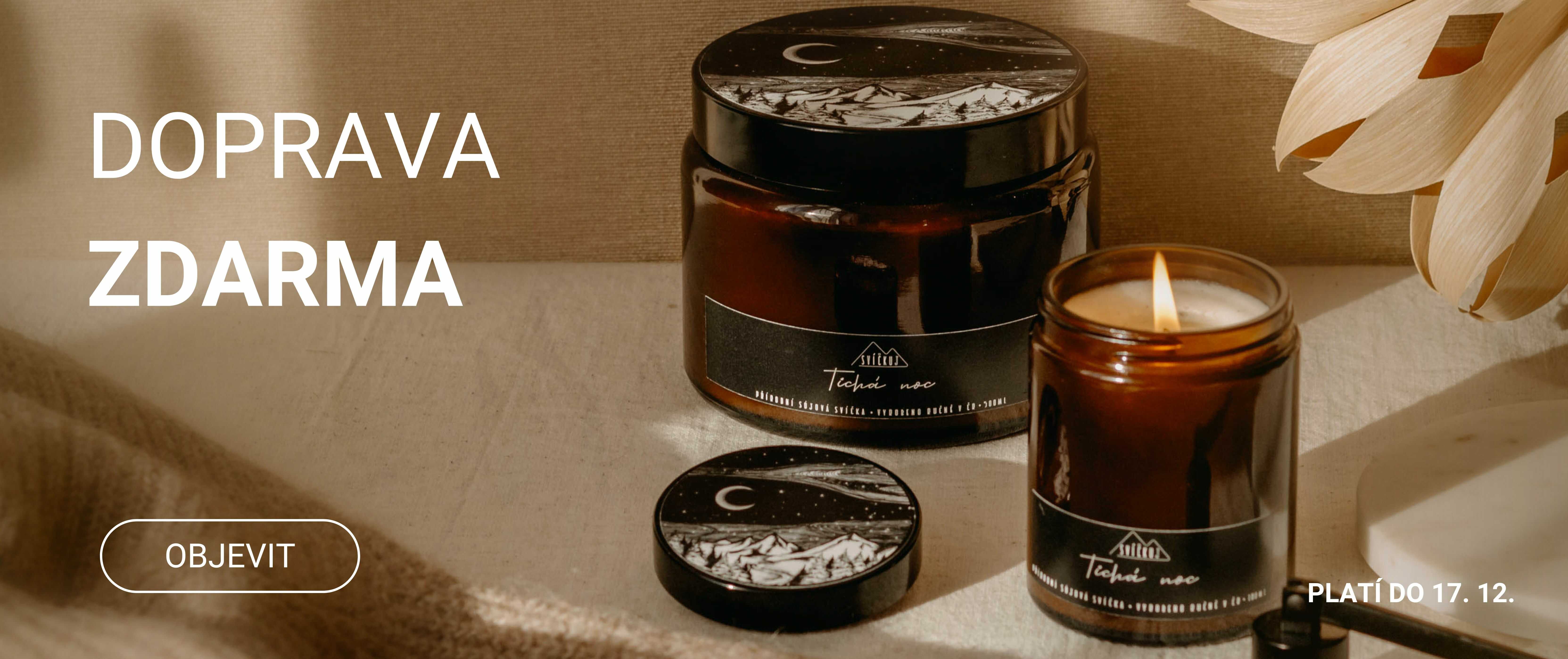 přírodní svíčky