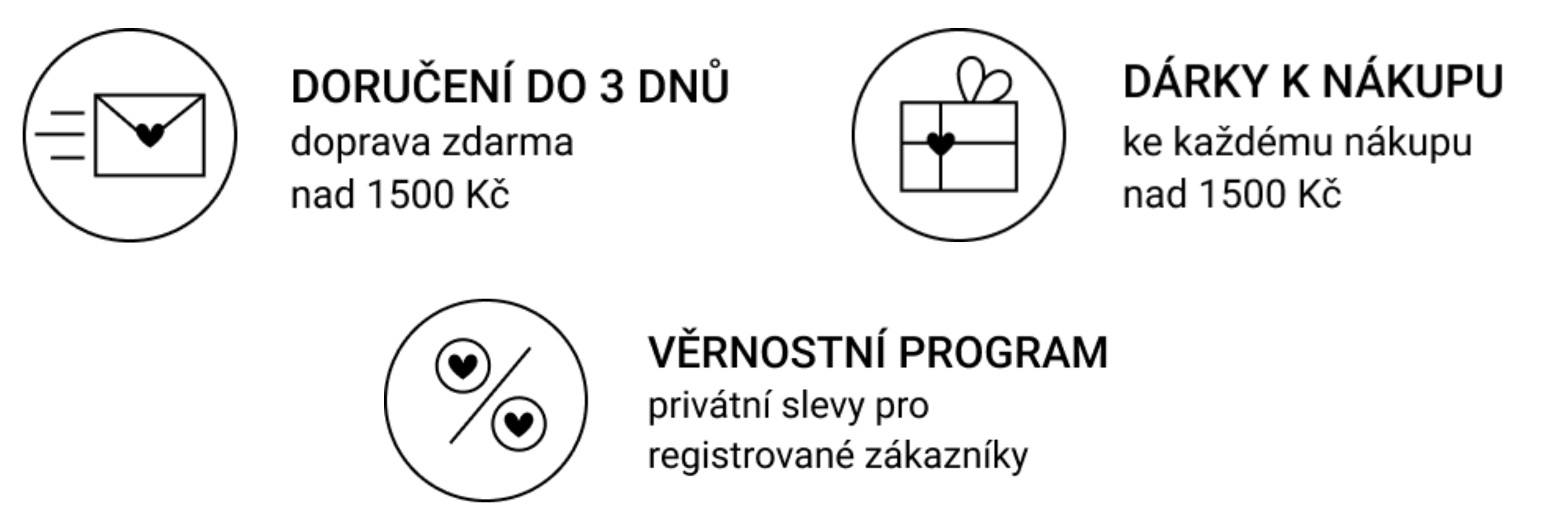 Dárky k nákupu nad 1500 KČ