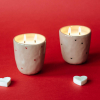 Svíčka se srdíčky v keramice | 190ml | několik variant