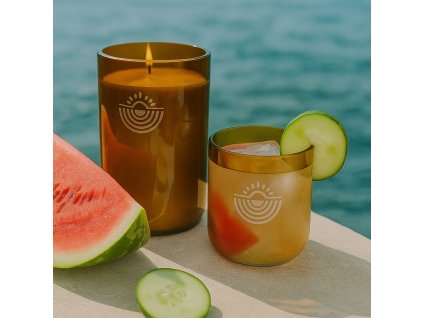 Sójová svíčka Melon & Salt – 200 ml