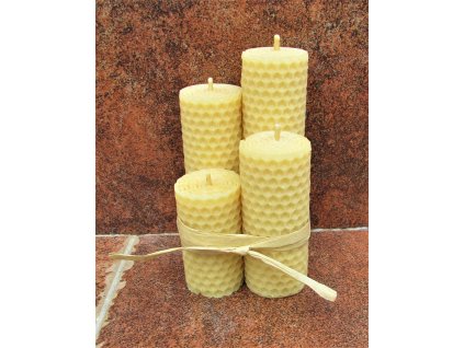 Adventní svíčky - stáčené postupné