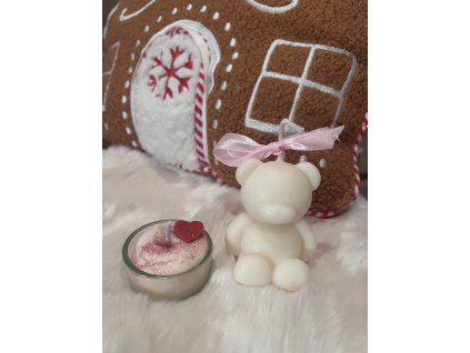 Sojová svíčka medvídek