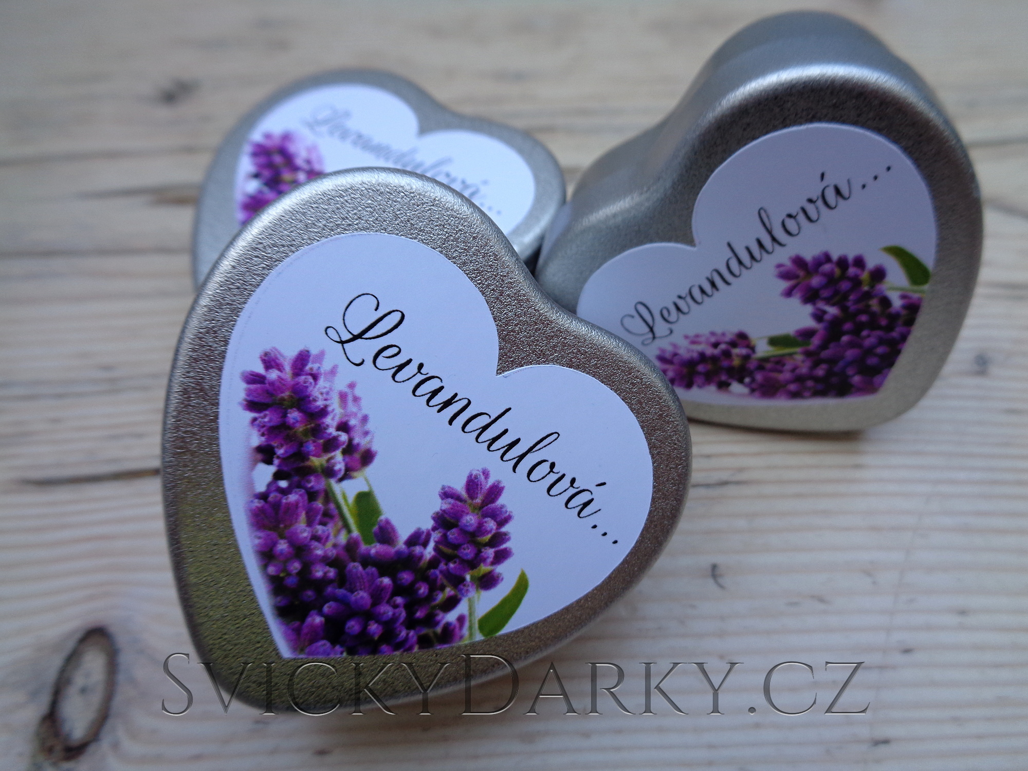 Sójové svíčky v plechovce