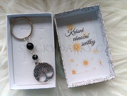 Klíčenka strom života dub ONYX