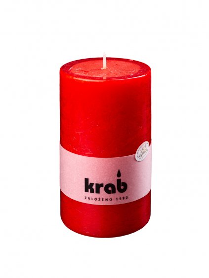 253 svicka rustik valec 60x100 cervena