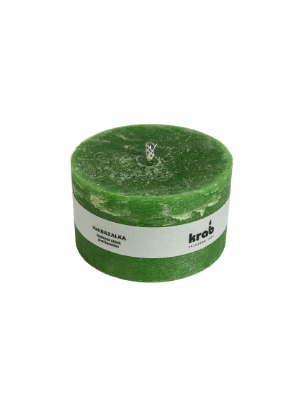 541 zahradni svicka rustik repelentni bazalka 140x80mm 1000g zelena