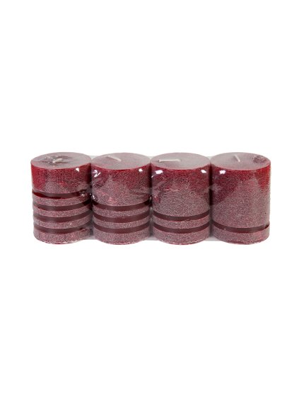 973 svicka rustik valec 60x80 4ks lak bordo s drazkou