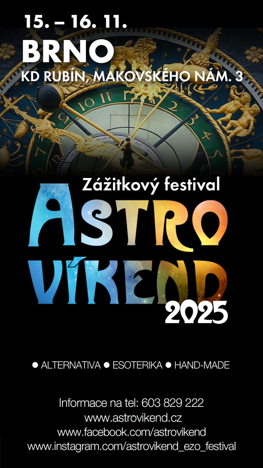 Astrovíkend BRNO