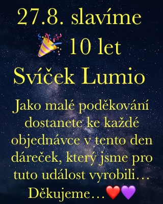 Baner 10 let Lumio