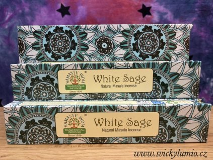 VONNÉ TYČINKY BÍLÁ ŠALVĚJ NAMASTE INDIA 03