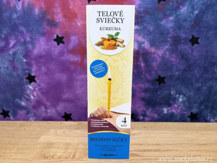 TĚLOVÉ SVÍČKY KURKUMA