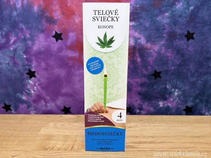 TĚLOVÉ SVÍČKY KONOPNÉ