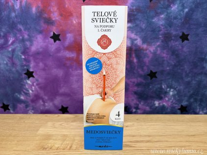 TĚLOVÉ SVÍČKY PRO 1.ČAKRU