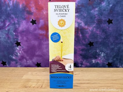 TĚLOVÉ SVÍČKY PRO 3.ČAKRU