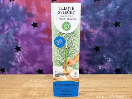 TĚLOVÉ SVÍČKY PRO 4.ČAKRU