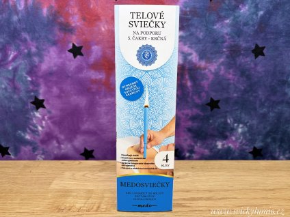 TĚLOVÉ SVÍČKY PRO 5.ČAKRU