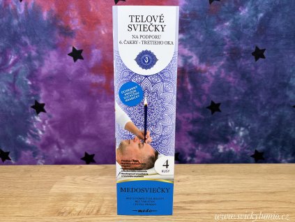 TĚLOVÉ SVÍČKY PRO 6.ČAKRU