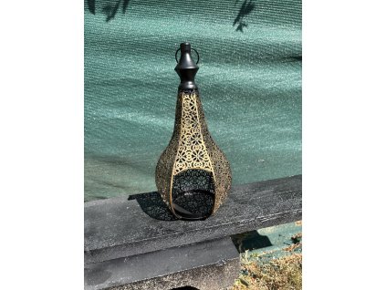 Lampa na čajovou svíčku – kovová lucerna