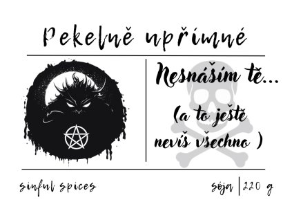 svíčka Nesnáším tě… (a to ještě nevíš všechno)