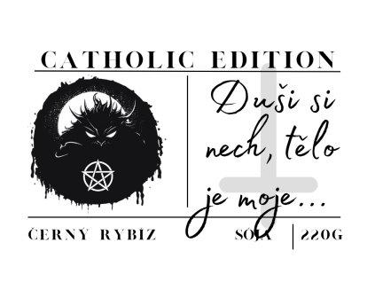svíčka Duši si nech, tělo je moje…