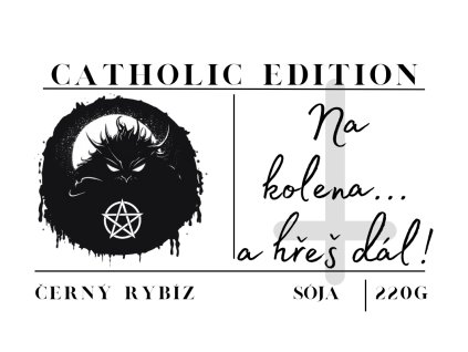 svíčka Na kolena… a hřeš dál!