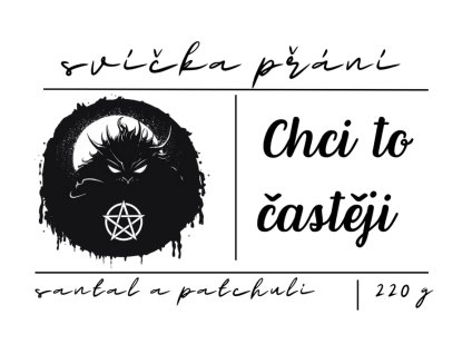 svíčka Chci to častěji
