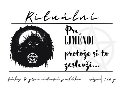 svíčka Pro [JMÉNO] protože si to zaslouží… (personalizace)