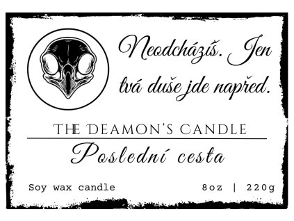 svíčka Poslední cesta - Neodcházíš