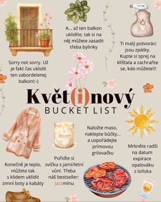 🧾🌸Květ(i)nový bucket list je opět tady. Hodně lidí nám psalo (ve skutečnosti ani jeden), proč jsme ho jako ještě nevydaly...