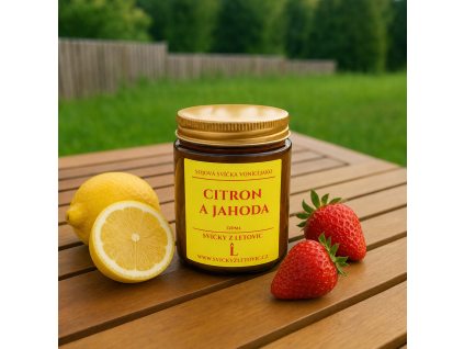 Citron a jahoda