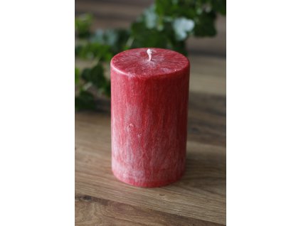 173 sviecka z palmoveho vosku cervena 13 cm
