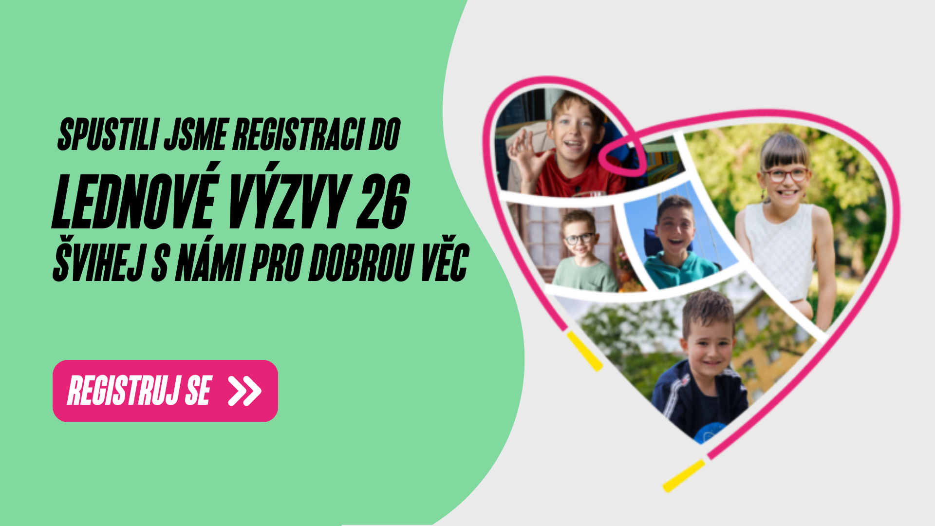 Přidej se do Lednové švihadlové výzvy 2026. Švihej s námi pro dobrou věc