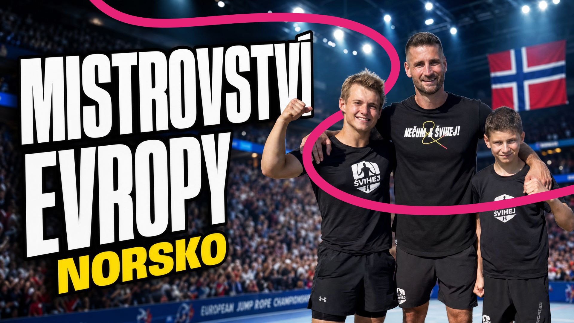 Naši kluci jedou na mistrovství Evropy ve skákání přes švihadlo