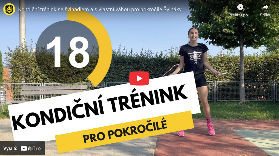 Skákání přes švihadlo + cvičení - workout s Domčou pro pokročilé
