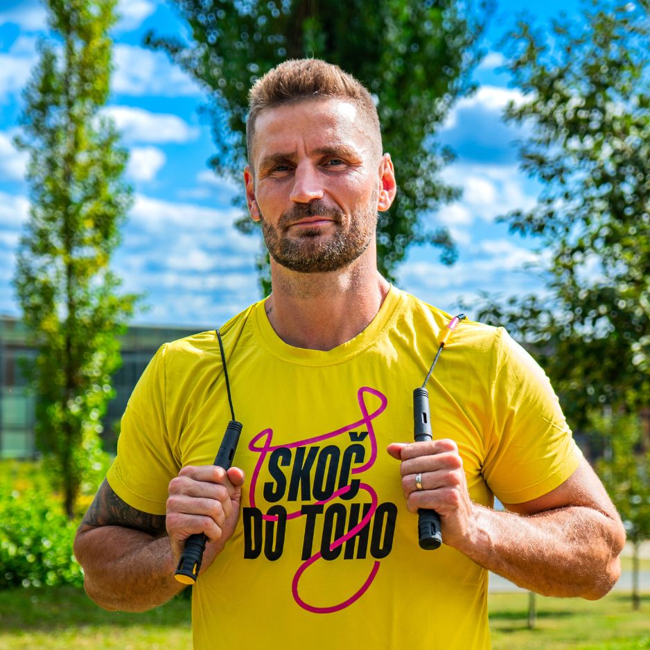 Tomáš Vaněček - zakladatel české značky švihadel Švihej, bývalý tenista a boxer