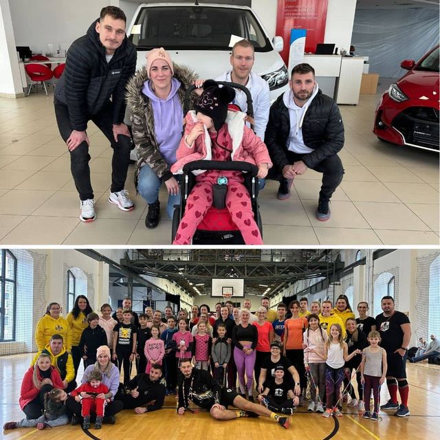 Předání výtěžku Lednové challenge a sraz Šviháků