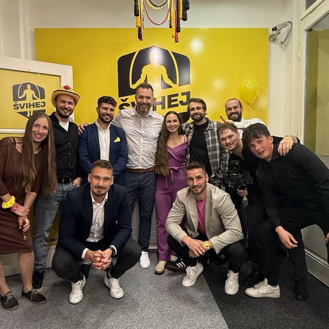 Tým Švihej při rebrandingu v roce 2024