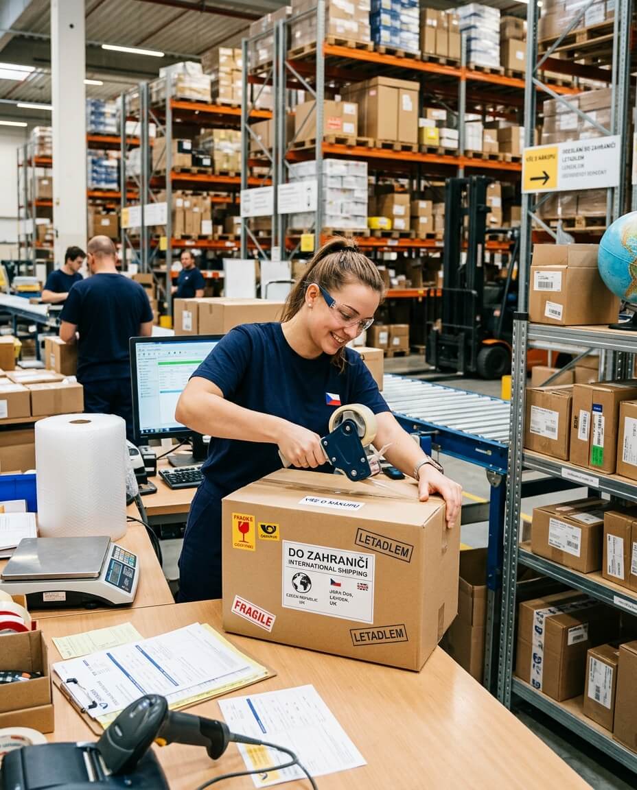 Odeslání do zahraničí