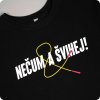 Černé triko Nečum a Švihej  UNISEX, pro Šviháky i Švihandy
