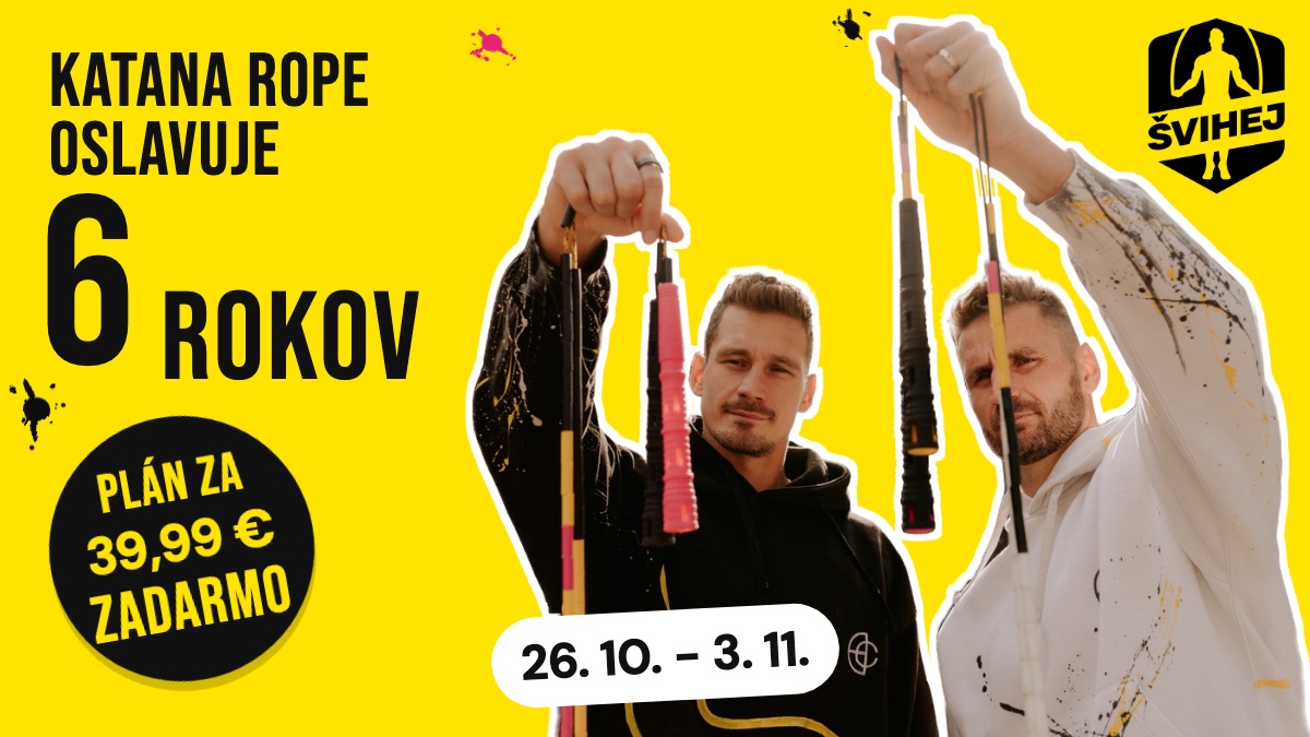 Katana Rope oslavuje 6 rokov: príbeh českého švihadla