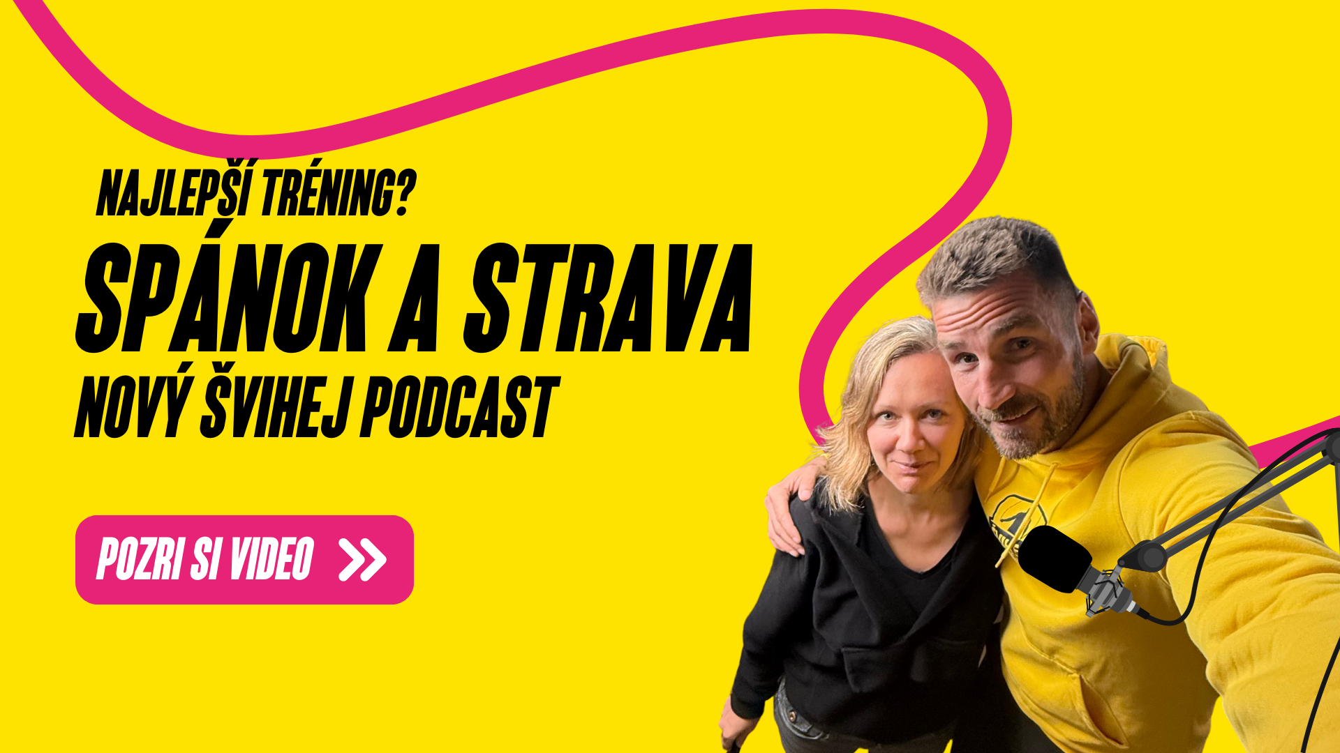 Tvoj najlepší tréning? Spánok a strava. Pusti si nový Švihej podcast s Katkou Boesenberg.