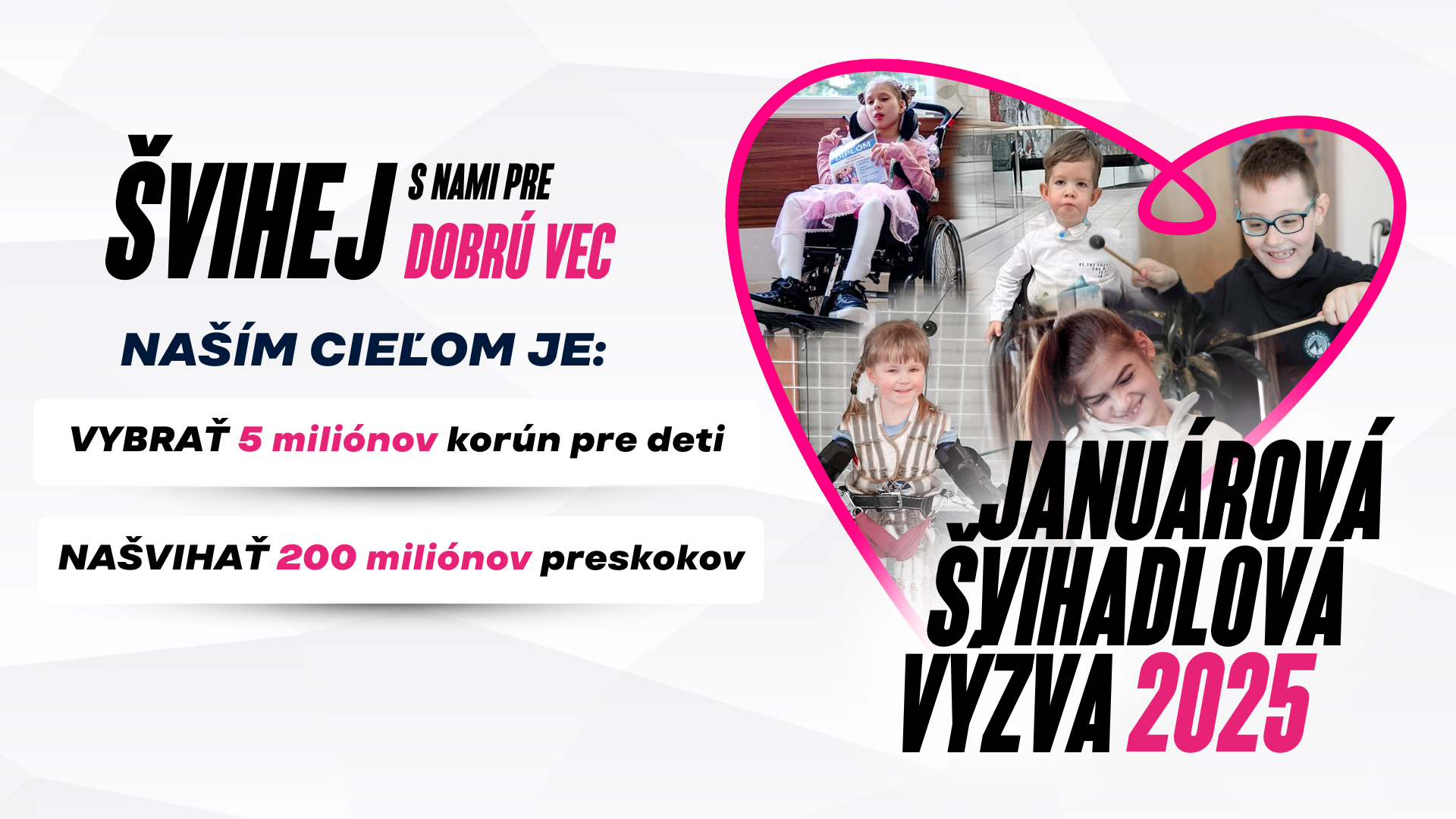 Januárová švihadlová výzva 2025: Švihaj s nami pre 5 detí