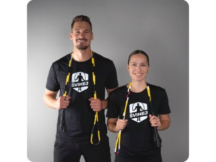 Tričko čierne Skoč do toho  UNISEX, čierne pre Švihákov aj Švihandy