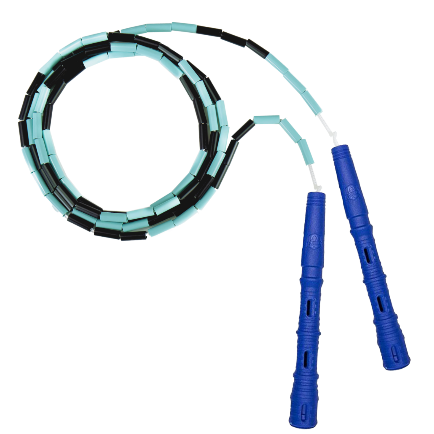 Katana Rope Korálikové Vyber farbu rukovätí:: Modré, Vyber farbu korálikov: Čierna/mint