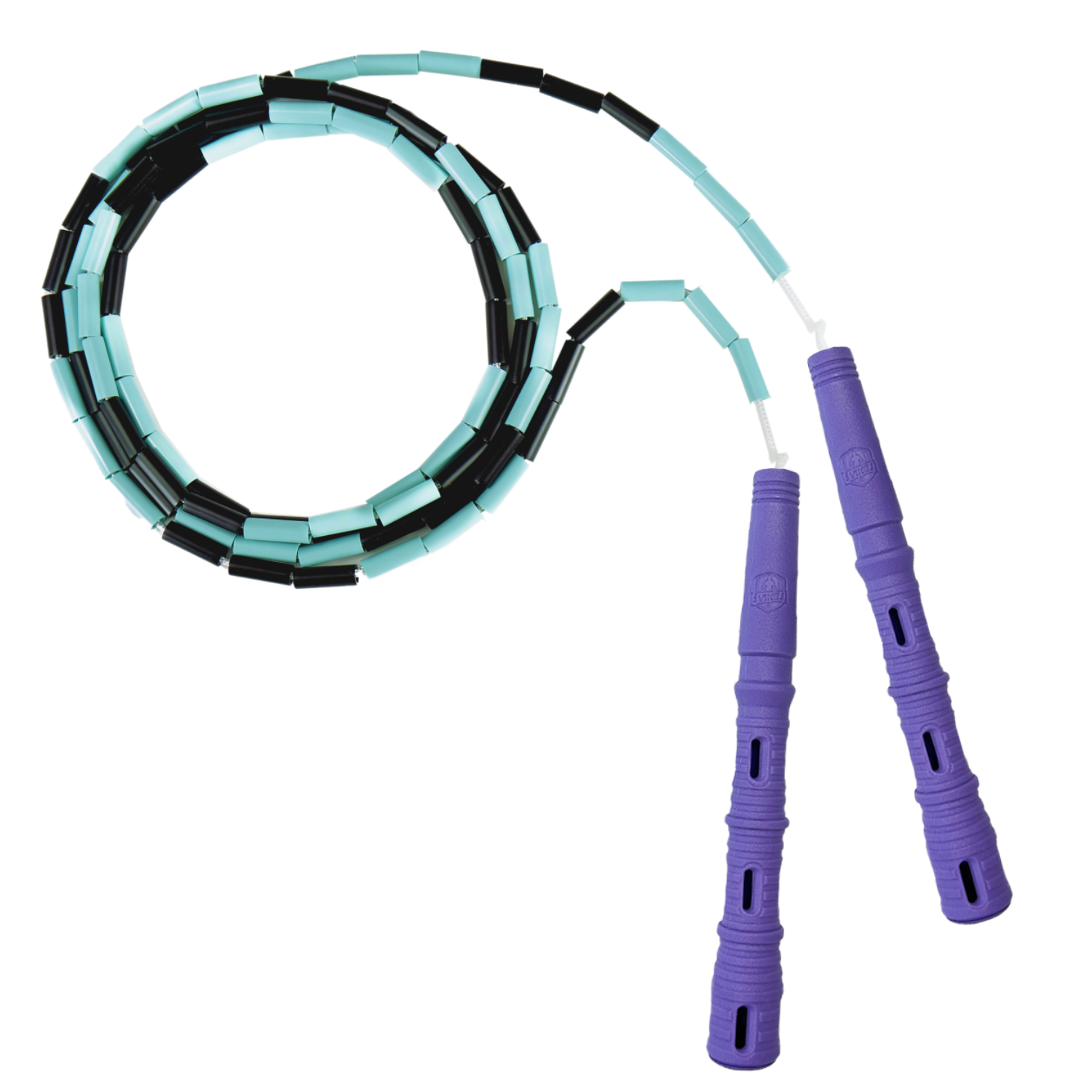 Katana Rope Korálikové Vyber farbu rukovätí:: Fialové, Vyber farbu korálikov: Čierna/mint
