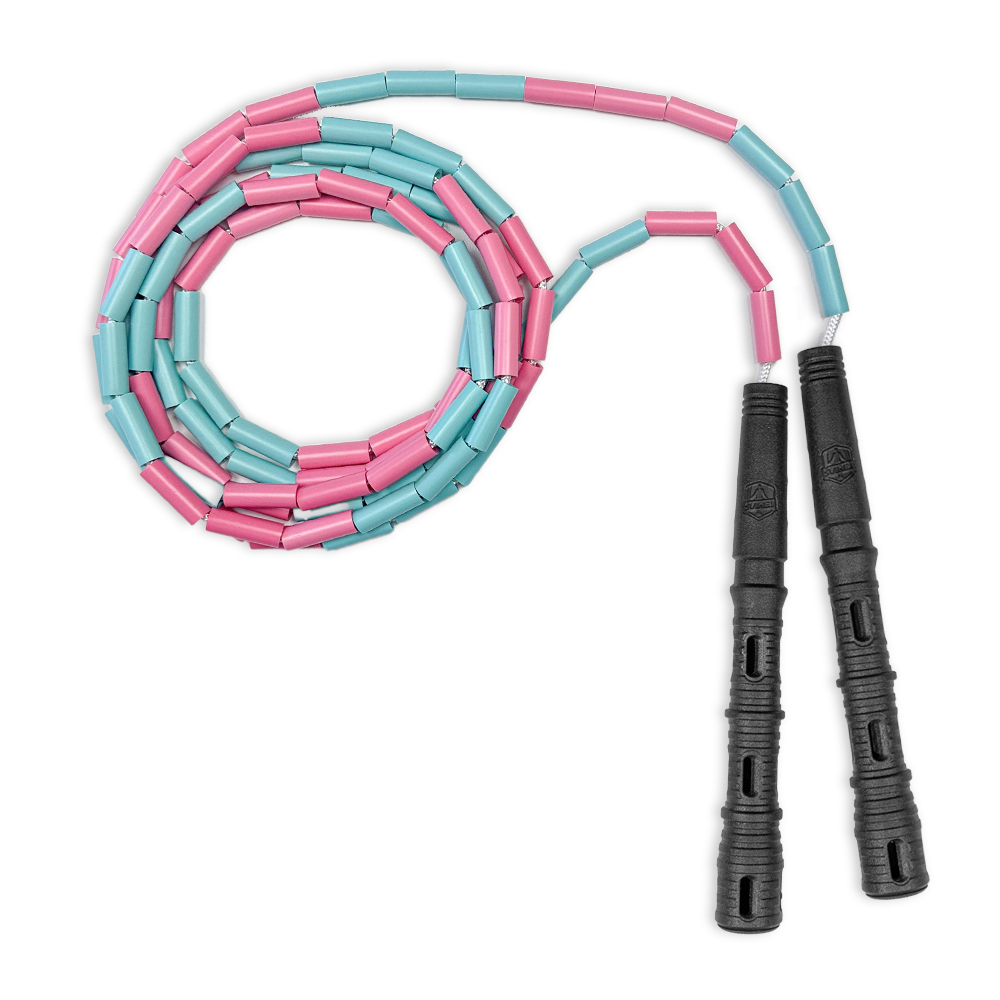 Katana Rope Korálikové Vyber farbu rukovätí:: Čierne, Vyber farbu korálikov: Růžovo/mint