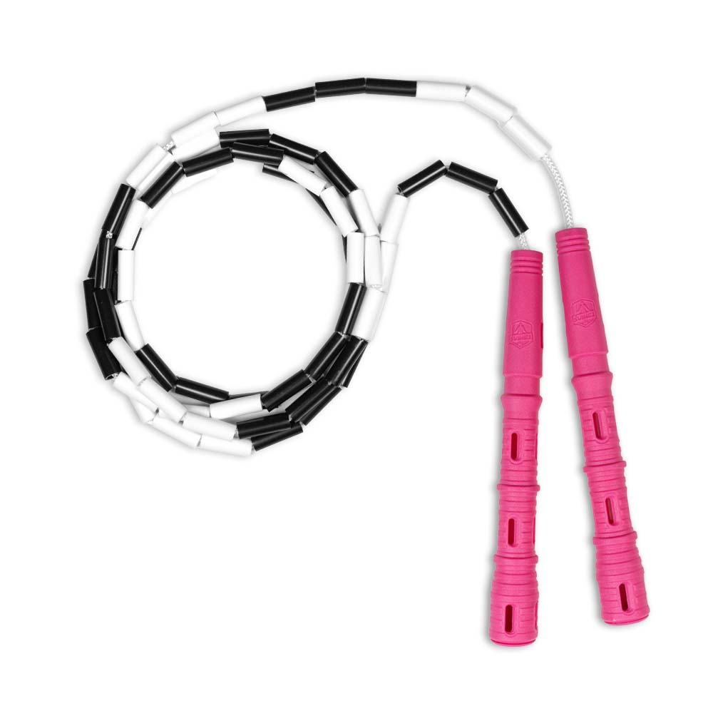 Starterpack pre úplných začiatočníkov Vyber farbu rukovätí:: Ružové, Vyber farbu korálikov: Bielo/čierna