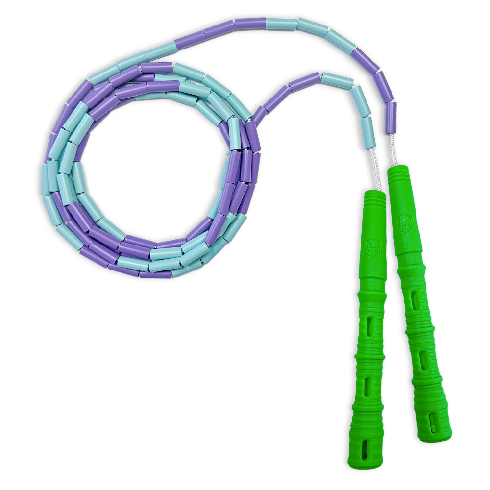 Starterpack pre úplných začiatočníkov Vyber farbu rukovätí:: Zelené, Vyber farbu korálikov: Fialovo/mint